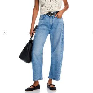 Rag & Bone Charlie High Rise Barrel Leg Jeans in Jalen Size 28